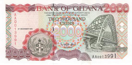 2000 Cedis 1996